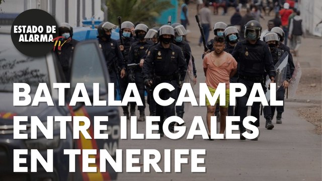 Batalla campal entre inmigrantes ilegales en el campamento de Las Raíces