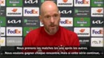Quarts - ten Hag : "Nous voulons gagner chaque rencontre"