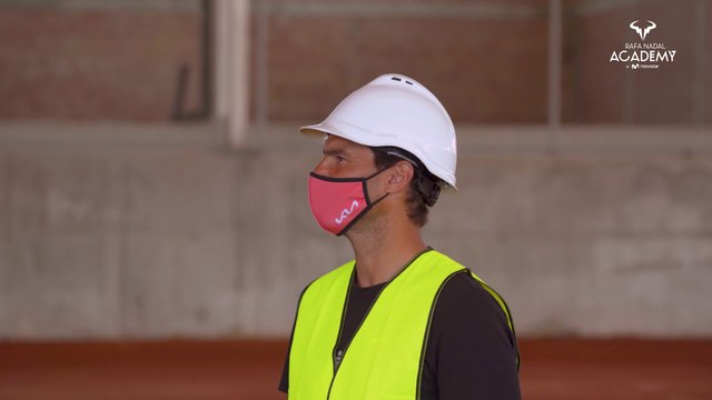 ATP - Rafael Nadal visits the academy extension Rafa Nadal Academy by Movistar