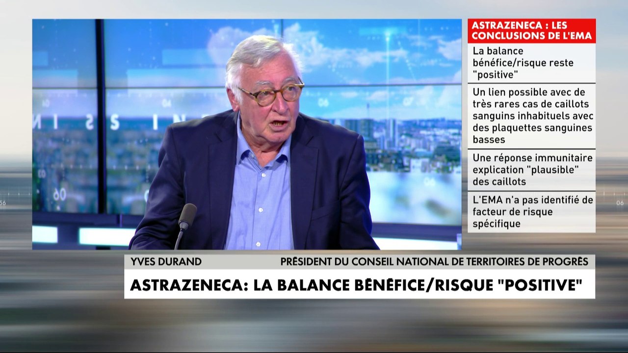 #AstraZeneca : « En Europe, on est très stricts sur la sécurité des vaccins » : Yves Durand, président du Conseil national de territoires de progrès