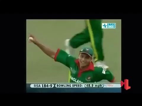 34th Match Bangladesh vs South Africa in World Cup 2007 Highlights