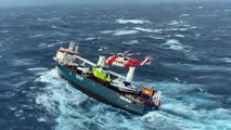 Cargo à la dérive en mer de Norvège : mer agitée, remorquage reporté