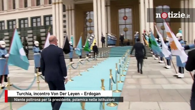 Turchia, niente poltrona per Ursula Von Der Leyen: è sofagate per Erdogan