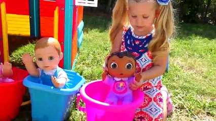 Diana Pretend Play With Baby Doll Funny Videos Compilation By Kids Diana Show