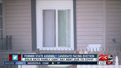 Download Video: Former state assembly candidate fighting against eviction, citing eviction moratorium