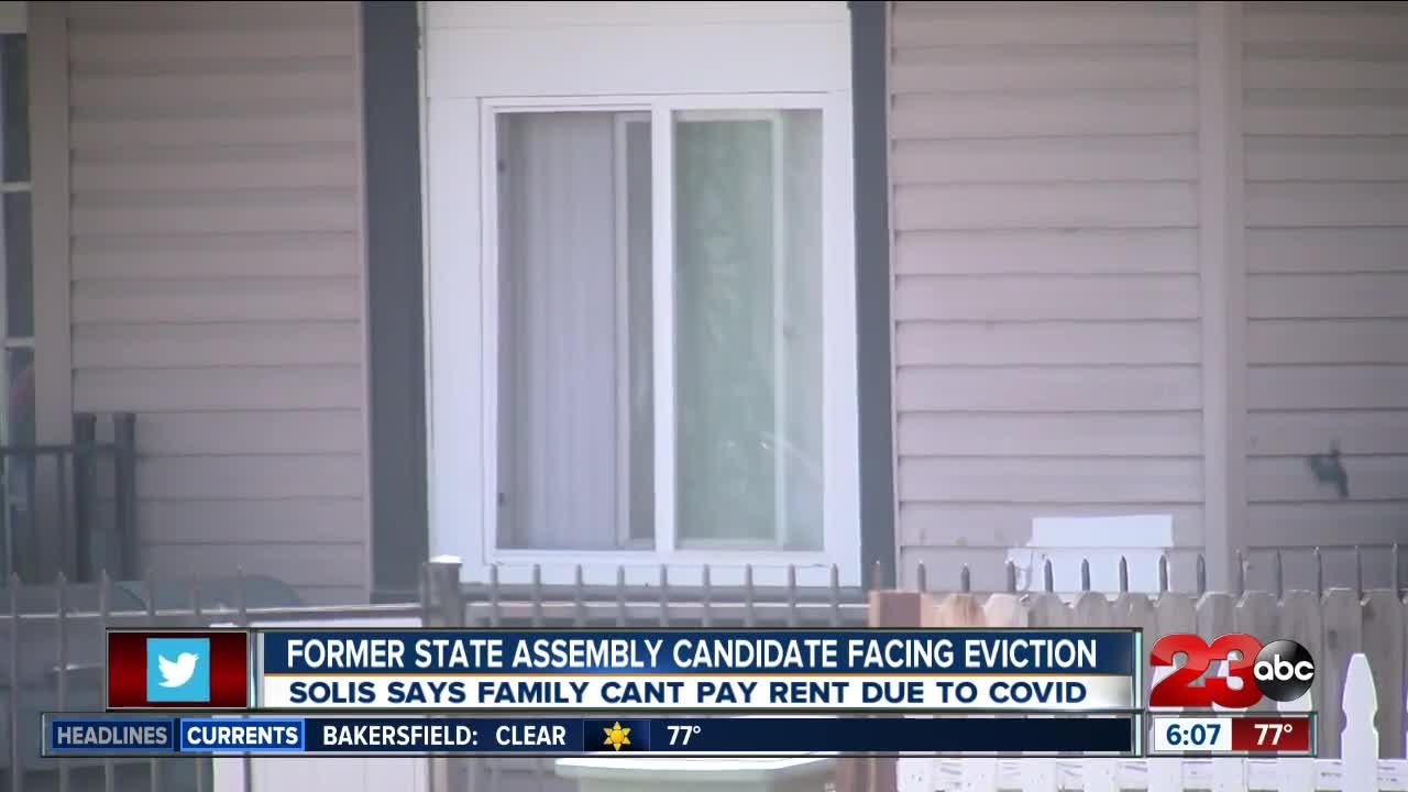 Former state assembly candidate fighting against eviction, citing eviction moratorium