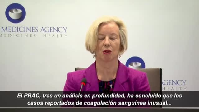 La EMA dice que los beneficios de la vacuna de AstraZeneca superan a los riesgos