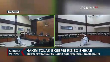 Rizieq Shihab Pertanyakan Jaksa Tidak Sebutkan Nama-Nama Saksi