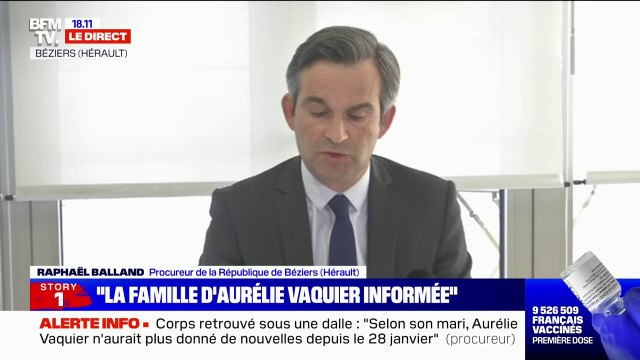 Corps retrouvé sous une dalle: Il s'agit très probablement du corps d'Aurélie Vaquier , selon le procureur