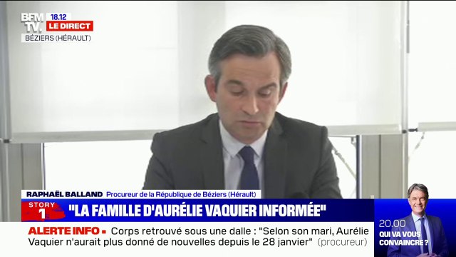 Corps retrouvé sous une dalle: Le compagnon d'Aurélie Vaquier a été placé en garde à vue après la découverte du corps , selon le procureur
