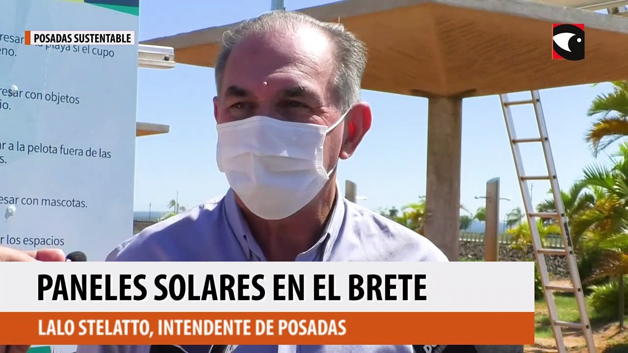 Paneles solares en el Brete