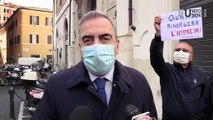 On. Maurizio Gasparri  La condanna dai politici italiani per la protesta di ieri di ristoratori