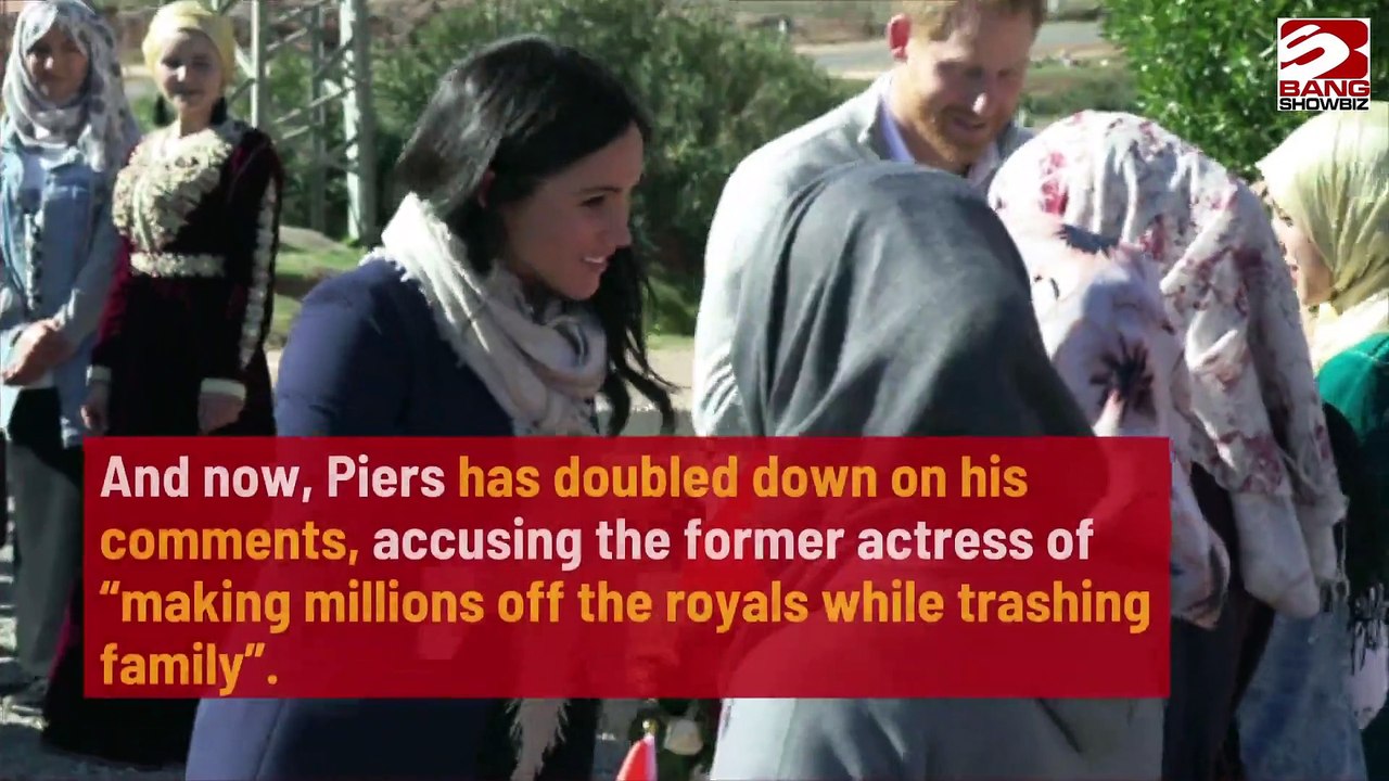 Piers Morgan Slams Duchess Meghan says she is delusional
