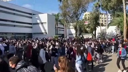 هذا هو الفيديو لي تسبب في إغلاق ثانوية ليوطي 15 يوم