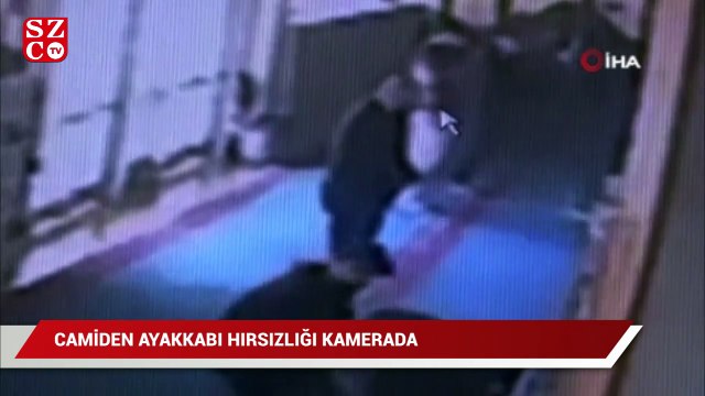 Camiden ayakkabı hırsızlığı kameraya yansıdı