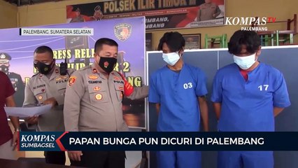 Papan Bunga Pun Dicuri Di Palembang