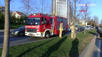 Otomobilin çarptığı park halindeki araç takla attı!