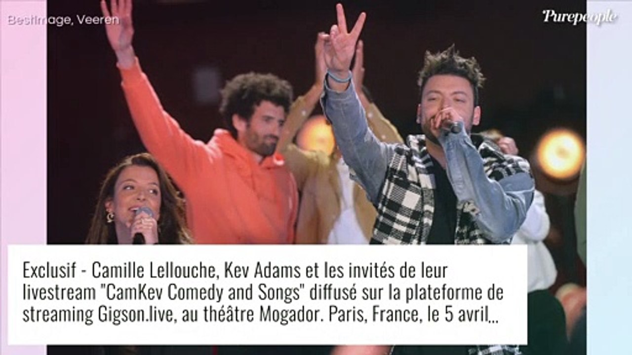 Camille Lellouche et Kev Adams : Complices et déchaînés en concert virtuel