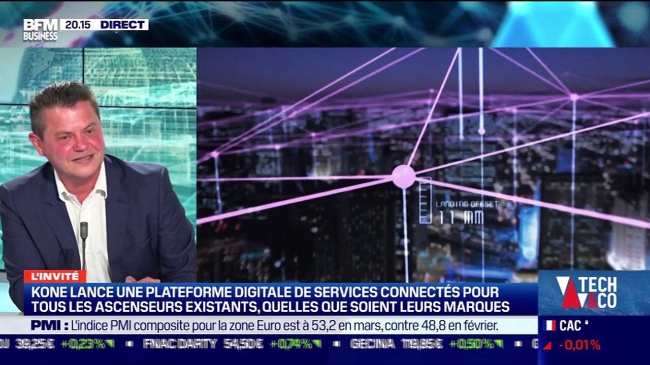 Guillaume Fournier-Favre (KONE France) : KONE lance une plateforme digitale de services connectés pour tous les ascenseurs existants - 07/04