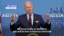 Biden says US needs infrastructure plan to 'lead the world'