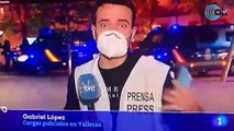 TVE llama “grupos antifascistas” a los agresores de VOX en Vallecas