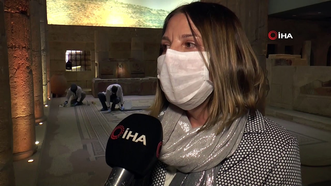 Dünyaca Ünlü Mozaikler Hassas Korumayla Gelecek Nesillere Aktarılıyor