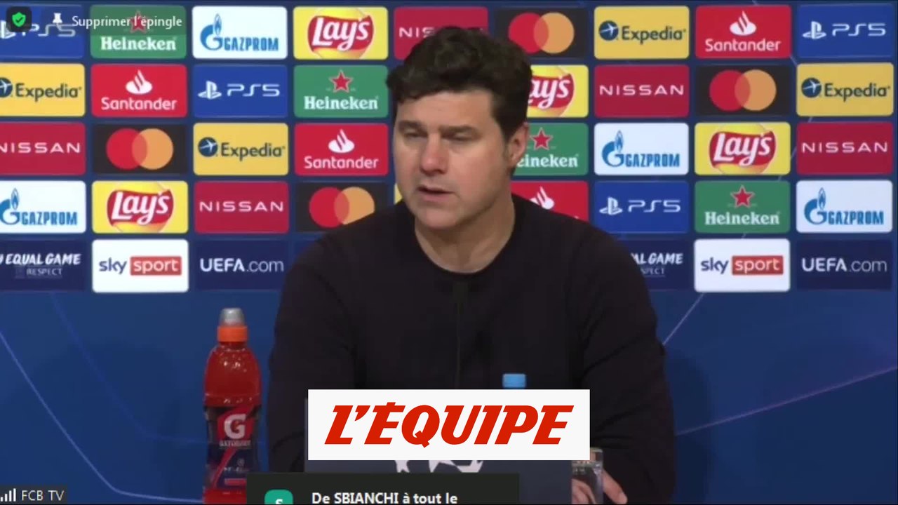 Pochettino : «L'équipe a été solide, solidaire et combative» - Foot - C1 - PSG