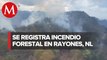 Se registra nuevo incendio forestal en Nuevo León, ahora en Rayones