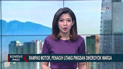 Rampas Motor, Penagih Utang Pingsan Dikeroyok Warga