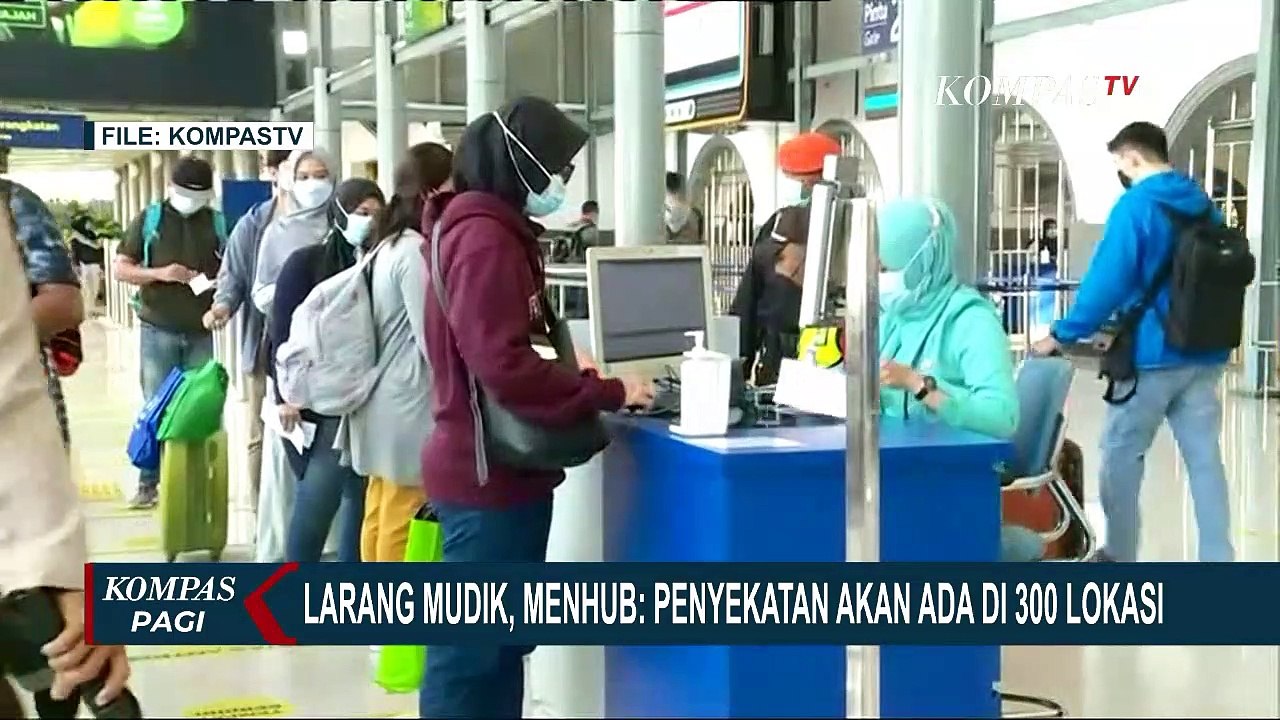Larangan Mudik 2021, Pemerintah Perketat Penyekatan di 300 Titik dan Kurangi Jadwal Kereta