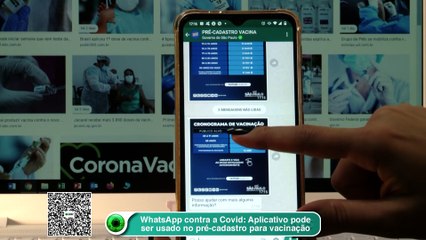 WhatsApp contra a Covid- Aplicativo pode ser usado no pré-cadastro para vacinação