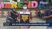 Aksi Solidaritas Kecam Kriminalisasi Jurnalis