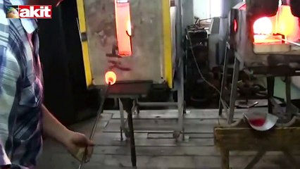 Kumdan sanata dönüşen cam