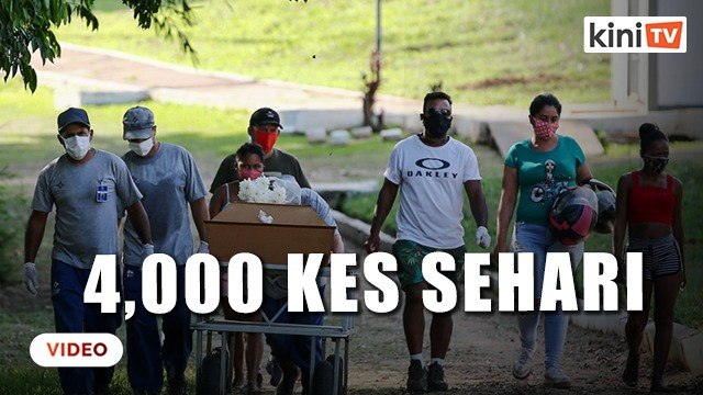 Angka kematian Covid-19 Brazil bakal atasi Amerika Syarikat