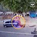 Distracted While Driving, Woman Runs Over An Elderly Couple In Dwarka