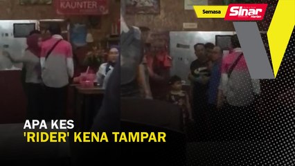 Apa kes 'rider' kena tampar