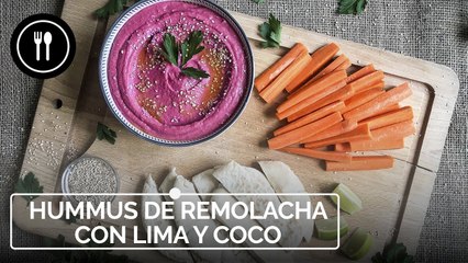HUMMUS de REMOLACHA la versión más EXÓTICA del clásico dip de Oriente Medio