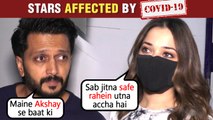 Riteish Deshmukh & Tamannaah Bhatia REACT To Akshay Kumar & Bollywood Stars Tested Covid Positive