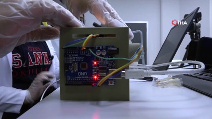 Öğrencilerden 5 dakikada Covid-19 test sonucu açıklayan cihaz