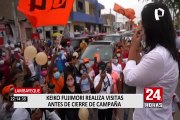 Elecciones 2021: Keiko Fujimori dice que trabaja junto a su padre tras reconciliación