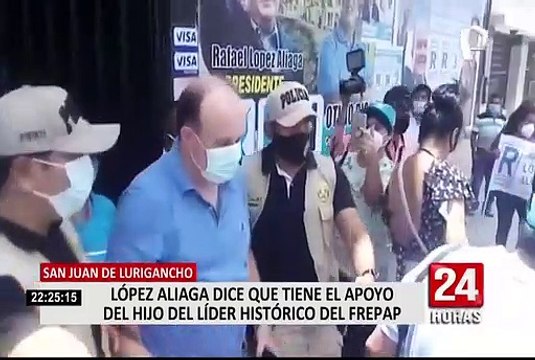 Elecciones 2021: López Aliaga anunció que tiene el apoyo de del hijo del líder histórico del Frepap