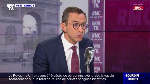 Covid-19: Bruno Retailleau (LR) va se faire vacciner sans hésiter avec l'AstraZeneca