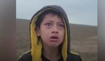 El llanto desesperado de un niño abandonado en la frontera México-EEUU