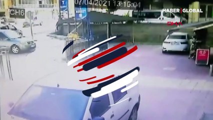 Kaldırımda yürürken ölümle burun buruna geldi