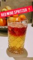 Red Wine Spritzer | Simple Family   Cocktail  in 1 minute #Shorts