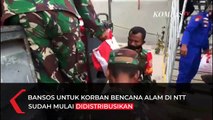 TNI Distribusikan Bantuan Presiden Untuk Korban Bencana Badai Seroja NTT