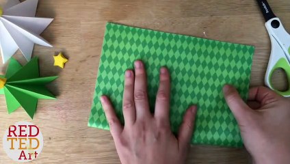 5 Origami Christmas Projetcs  - Easy Paper Crafts For Kids