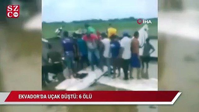 Ekvador'da küçük uçak düştü: 6 ölü
