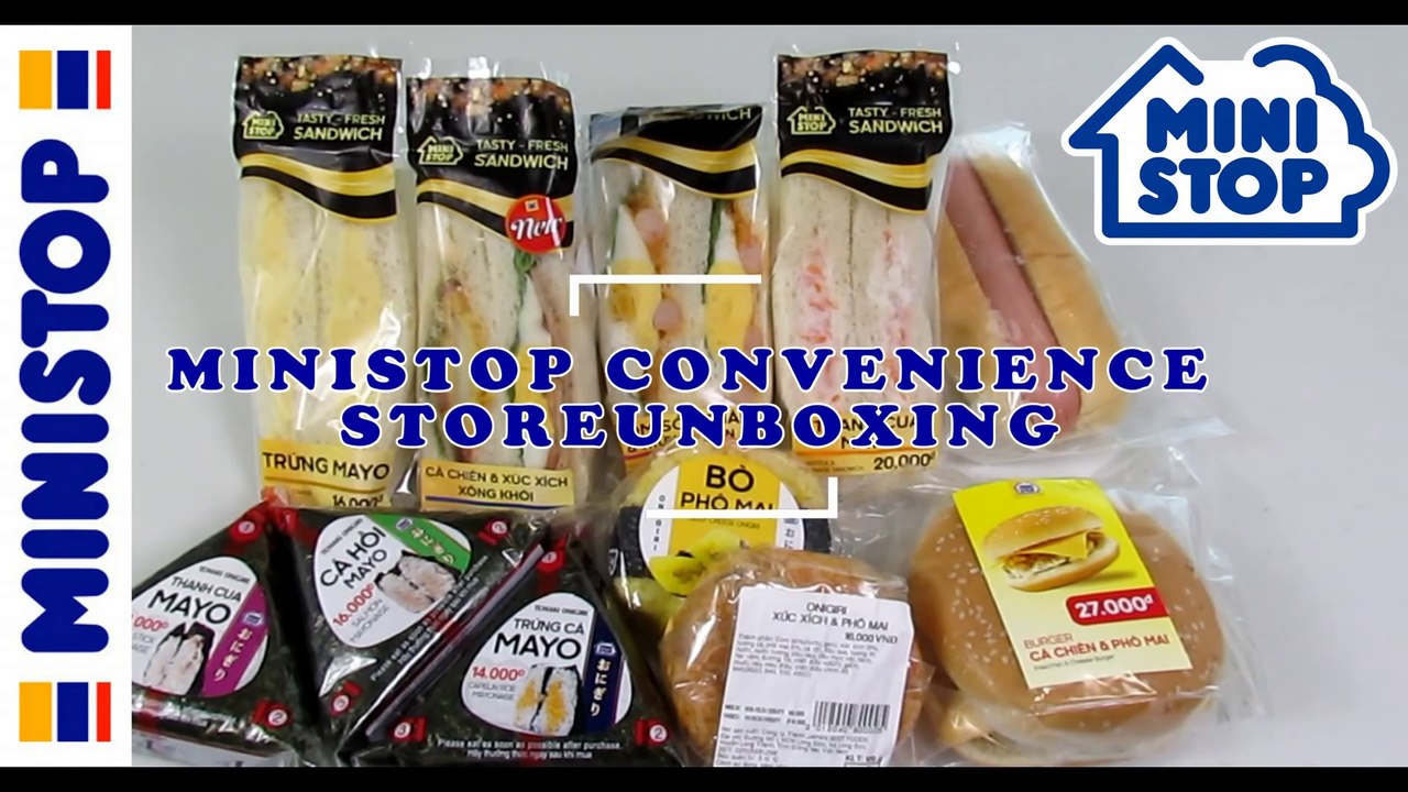WOW They Taste Great | ĂN THỬ ĐỒ ĂN Ở Mini Stop | MINISTOP Convenience Store Food | Unboxing