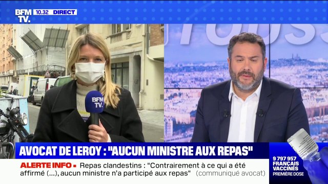 Le chef Christophe Leroy s'exprime: il n'y avait aucun ministre aux repas clandestins